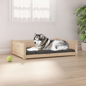Кучешко легло Clifford, 105,5x75,5x28 см, борово дърво масив