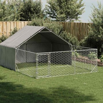 Открита кучешка колиба с бягаща пътека 4x3x1,9 m