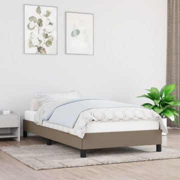 Рамка за легло таупе 90x200 см плат Linda