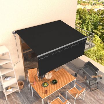 Автоматично прибиращ се сенник с щора Mellor, 3x2,5 м, антрацит