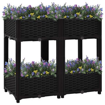 Повдигната леха Rogan, 80x40x71 см, полипропилен