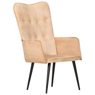 Wingback стол, кремав, канава