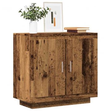 Шкаф за хранене Old Wood 80x40x75 cm Инженерна дървесина