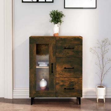Сайдборд Robbins, опушен дъб, 69,5x34x90 см, инженерно дърво