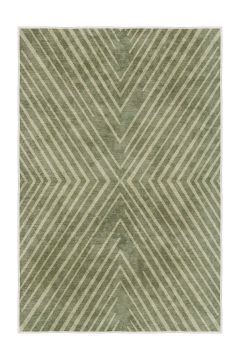 Килим Sftkece023, цвят Зелен, 80 x 300 см