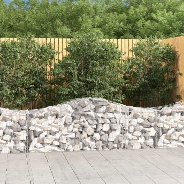 Габионни кошници арка 3 бр 200x50x60/80 см поцинковано желязо