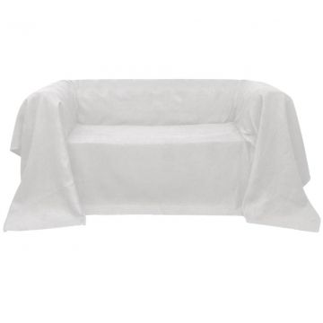 130897 Micro-suede Couch Slipcover Anthracite 270 x 350 cm Malone