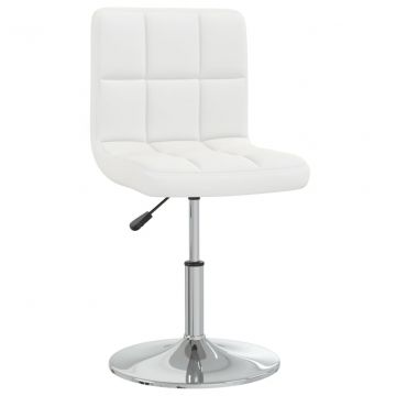 3087438  Dining Chair White Faux Leather (334169)