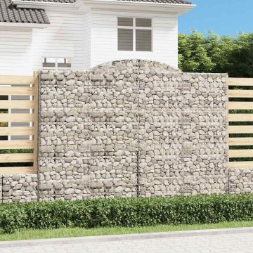 Габионни кошници арка 4 бр 300x50x220/240 см поцинковано желязо