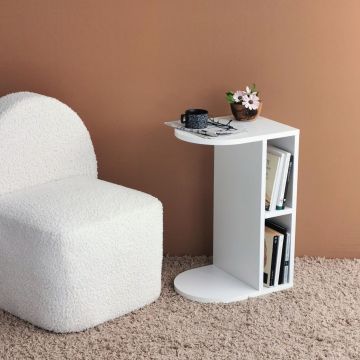 Помощна Маса Dekoratif S501 - Бяла