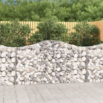 Габионни кошници арка 9 бр 200x30x100/120 см поцинковано желязо