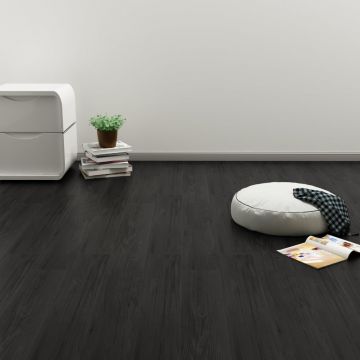 Самозалепващи подови дъски, 4,46 м², 3 мм, PVC, дъб антрацит
