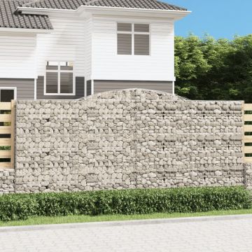 Габионни кошници арка 4 бр 400x50x180/200 см поцинковано желязо