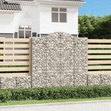 Габионни кошници арка 8 бр 200x50x200/220 см поцинковано желязо