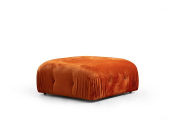 Tuffet Bubble Pouffe - Оранжево