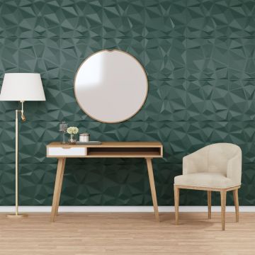 Стенни панели 48 бр зелени 50x50 см XPS 12 м² диамант