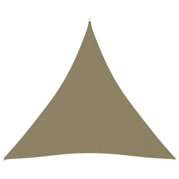 Платно-сенник, Оксфорд плат, триъгълно, 4,5x4,5x4,5 м, бежово