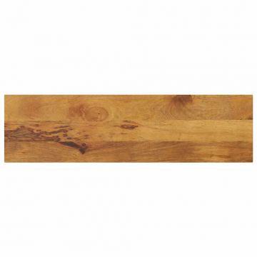 Плот за маса 110x20x3,8 см, правоъгълен, масивна дървесина, цвят манго