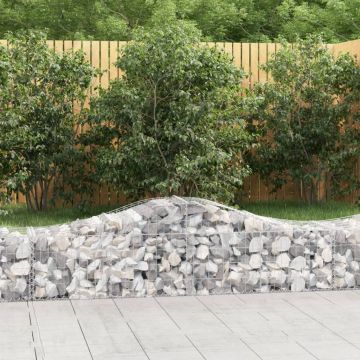 Габионни кошници арка 15 бр 200x50x40/60 см поцинковано желязо