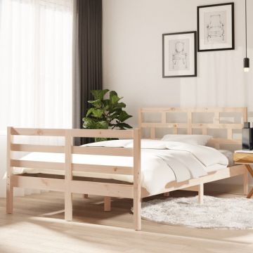 Рамка за легло Lam, масивно дърво, 120х200 см
