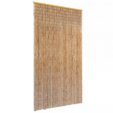 Завеса за врата против насекоми, бамбук, 100x220 cм