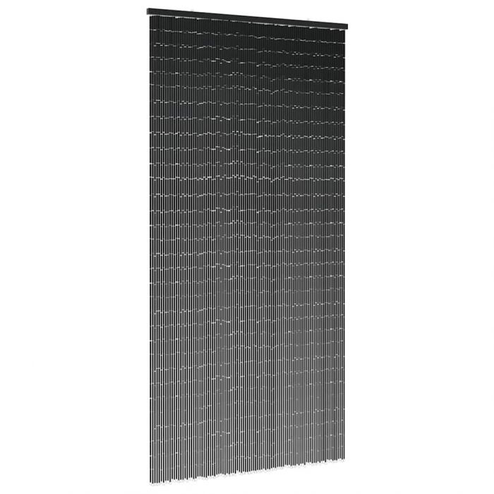 Завеса за врата срещу насекоми Тъмно сиво 100x220 cm Бамбук