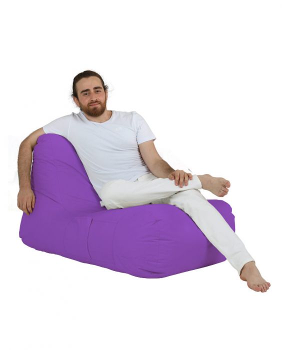 Градински пуф Trendy Comfort Bed Pouf, цвят Лилав