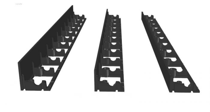 PP TERRA бордюр NEW FIX L=1m, PL, H60