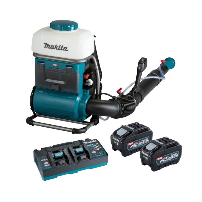MAKITA PM001GT202 Акумулаторна пръскачка 40 V 2х5 Ah 15 л 180-1400 мл/мин