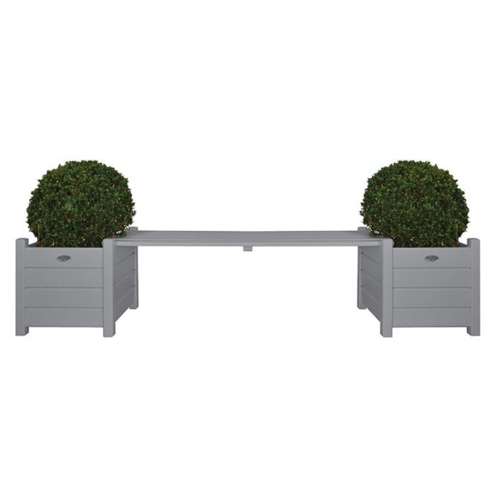 Esschert Design Сандъци за цветя с пейка-мост