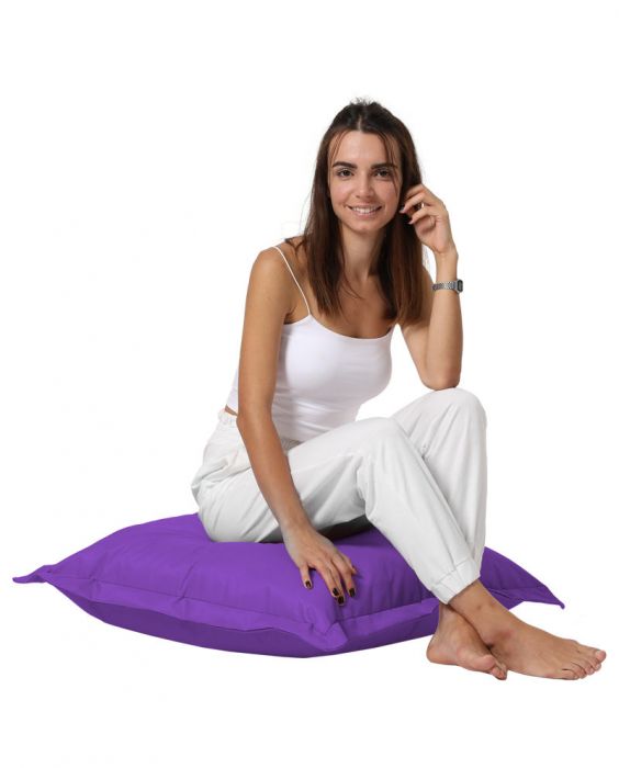 Градинска възглавница Cushion Pouf 70x70, цвят Лилав