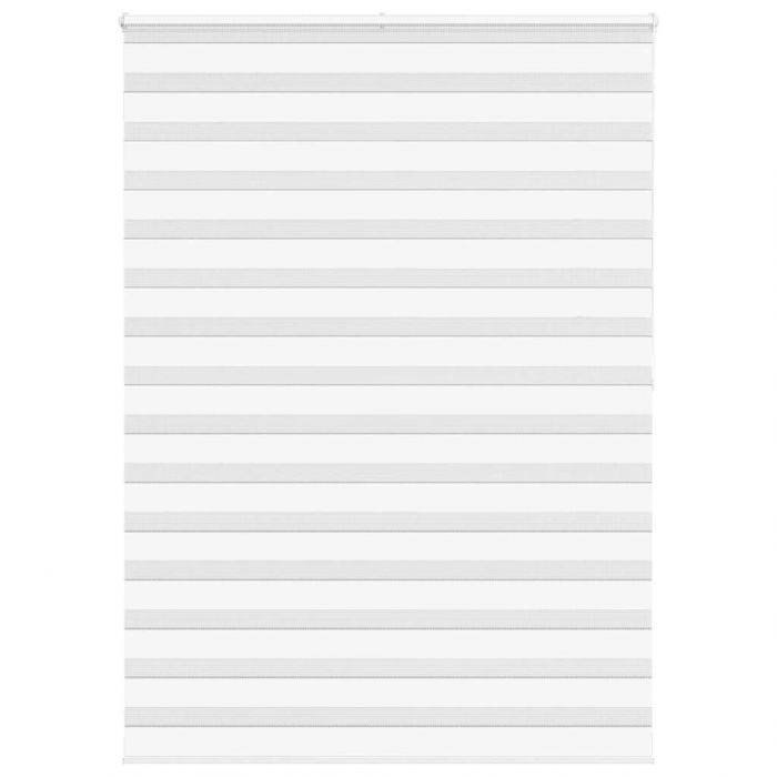 Зеброва щора бял 165x200 см Ширина на плата 160,9 см полиестер