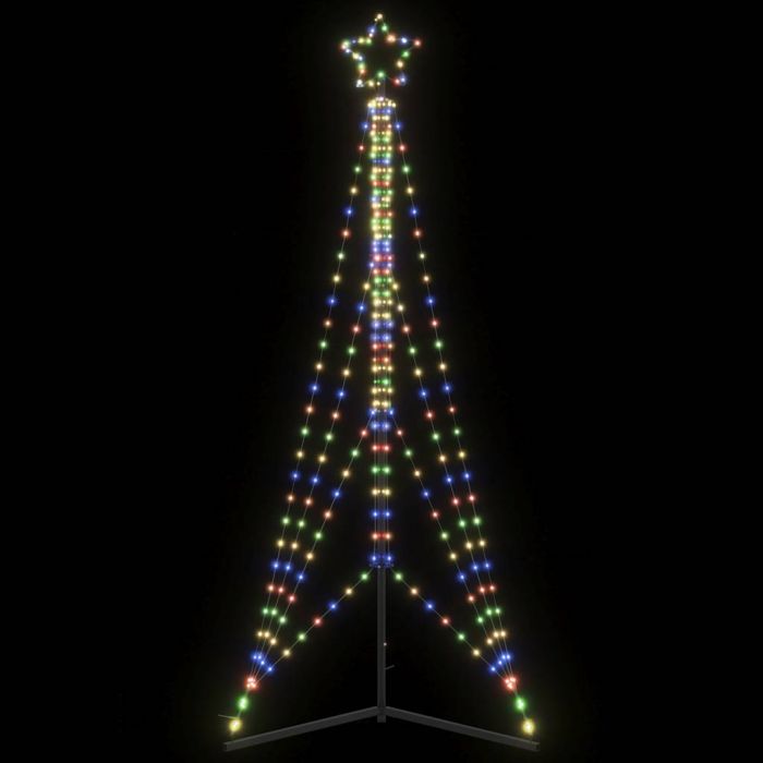 LED коледна елха 483 светодиода Цветни 240 см
