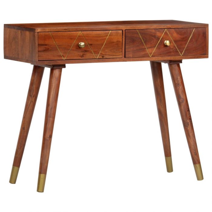 Конзолна маса Hardin, 90x35x76 cм, акация масив