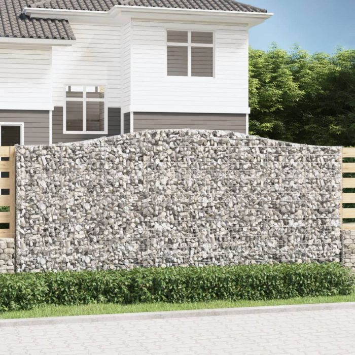 Габионни кошници арка 7 бр 400x30x180/200 см поцинковано желязо