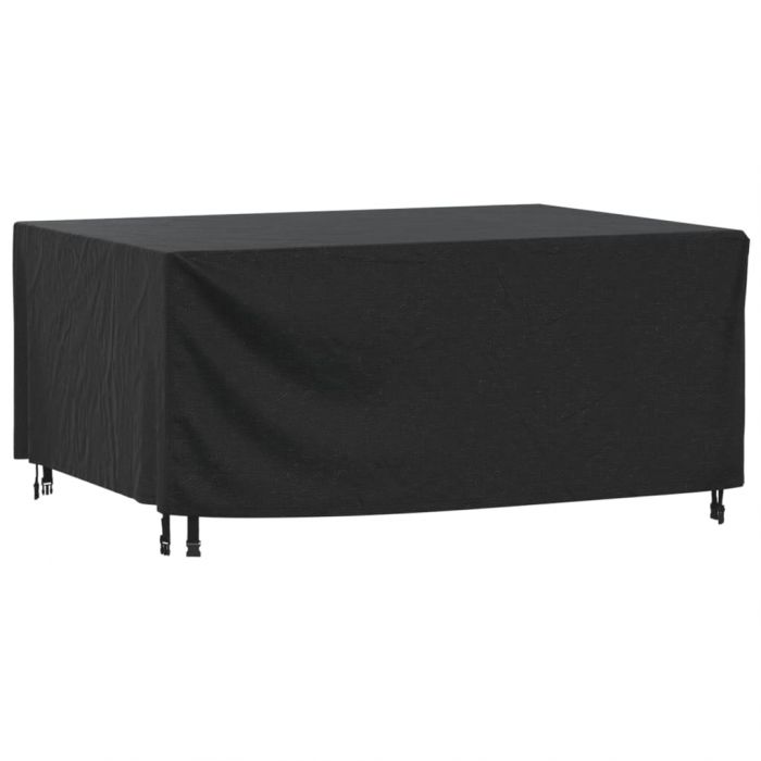 Калъф за градинска мебел черен 172x113x73 см водоустойчив 420D