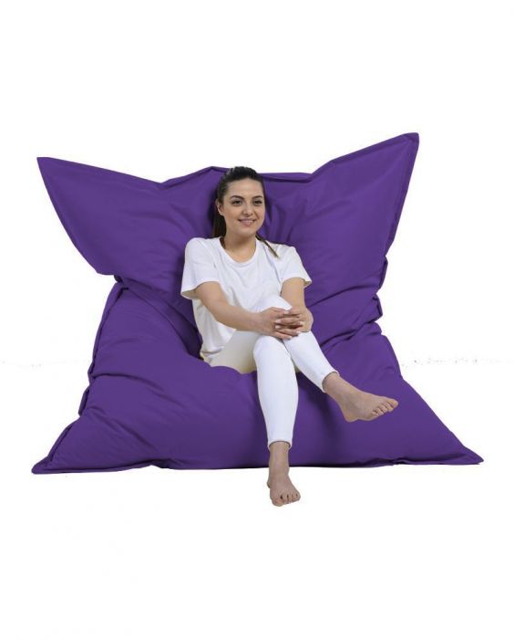Градински пуф Giant Cushion 140x180, цвят Лилав