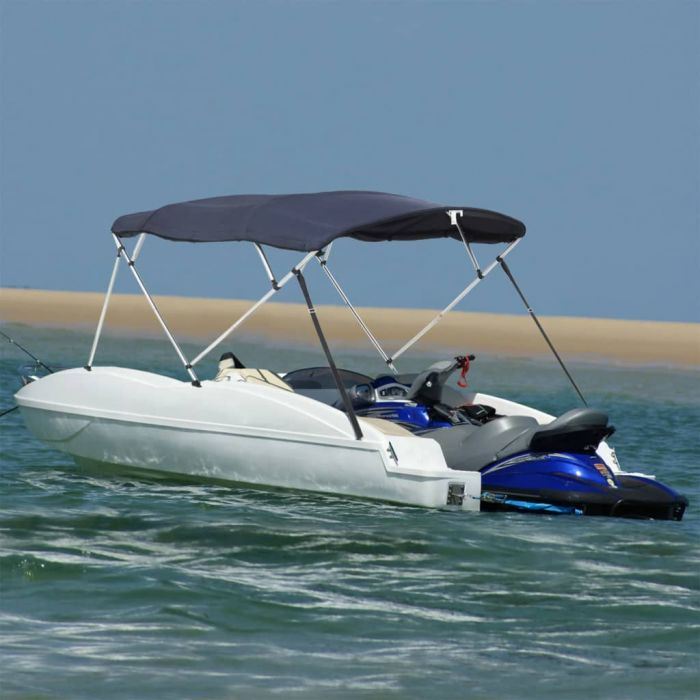 Тента за лодка с 4 дъги странични стени 243x(200-213)x137 см