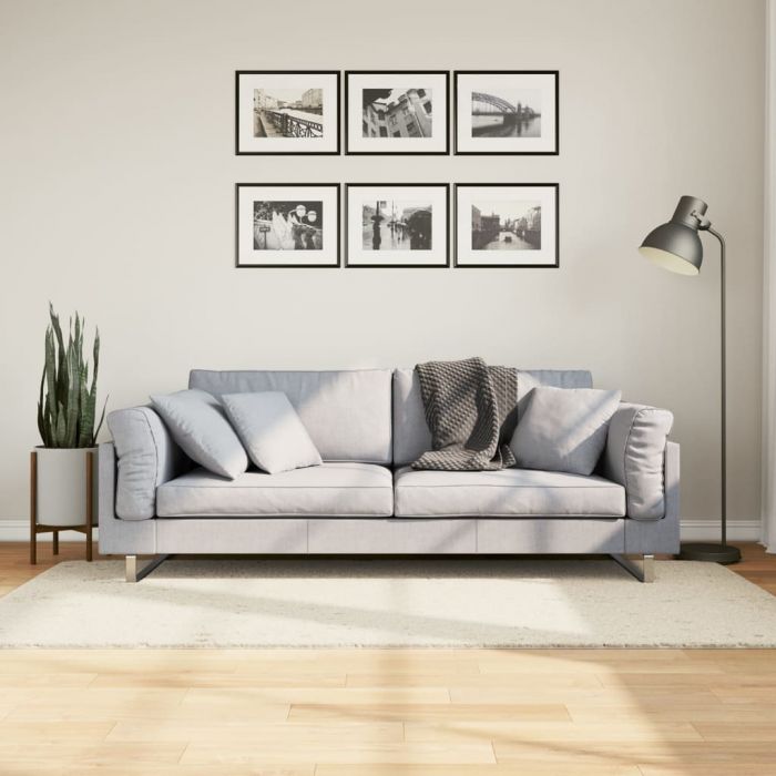 Килим OVIEDO с къс косъм, бежов, 100x200 см