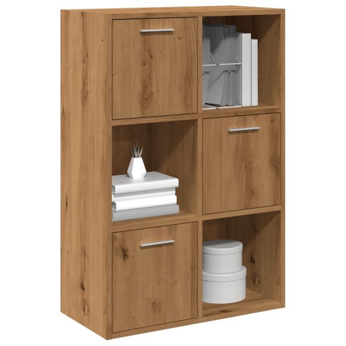 Рафт за книги Artisan Дъб 60,5x30x90 cm Инженерна дървесина