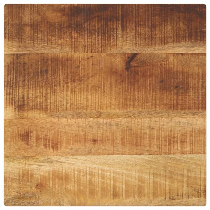 Плот за маса, 60x60x3,8см, квадратен, масивно дърво грубо манго