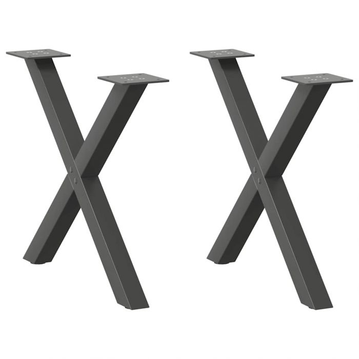 Крака за масичка за кафе във формата на буквата X 2 бр
