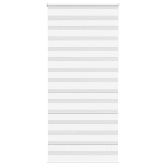 Зеброва щора бял 115x230 см Ширина на плата 110,9 см полиестер