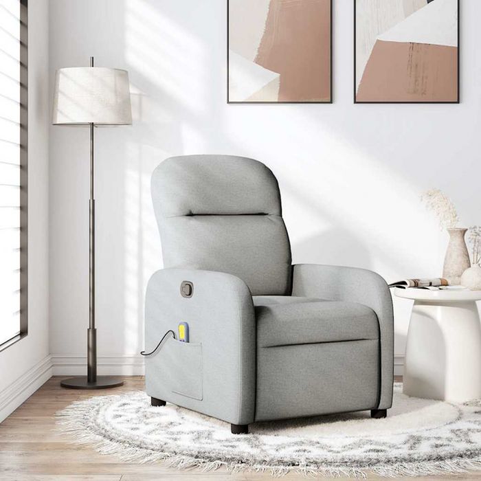Масажен стол за лежанка Cloud Grey Fabric