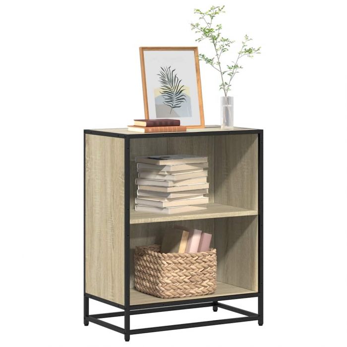 Шкаф за книги Дъб Сонома 60x35x76 cm Инженерна дървесина