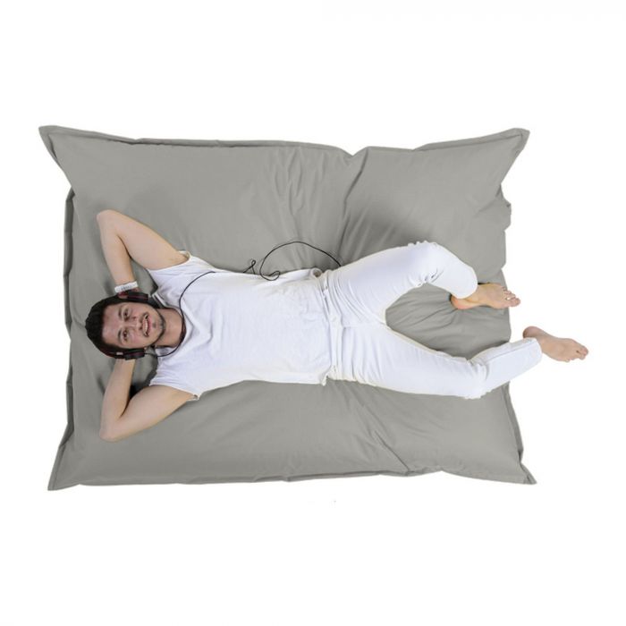 Градински пуф Giant Cushion 140x180, цвят Сив