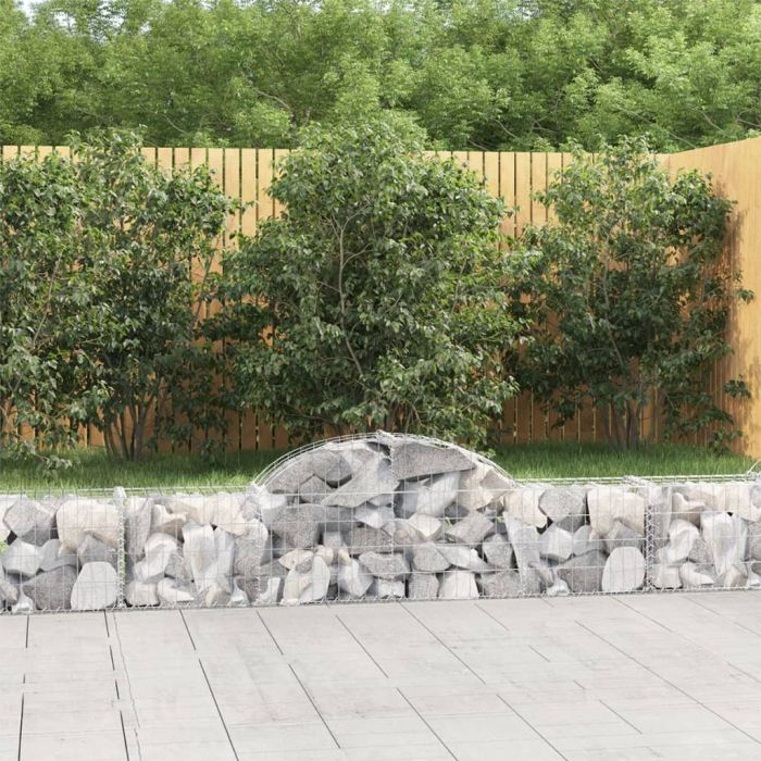 Габионни кошници арка 40 бр 200x30x40/60 см поцинковано желязо
