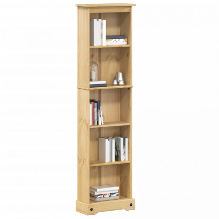 Етажерка за книги "Corona" 46x20x170 см масивно дърво бор