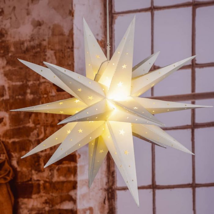 HI LED коледна звезда фенер 58 см