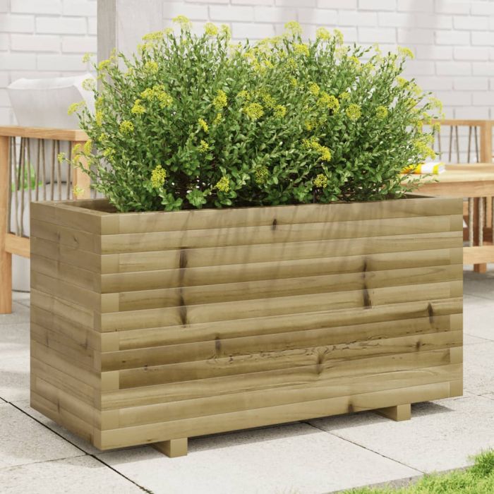 Градинска кашпа 90x40x49,5 см импрегниран бор